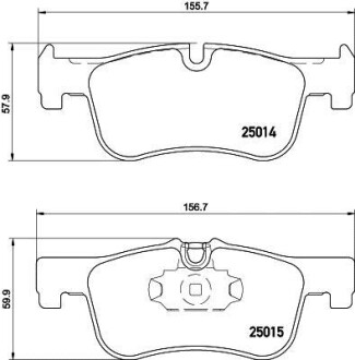 Гальмівні колодки дискові T3141 HELLA BEHR 8DB355020201