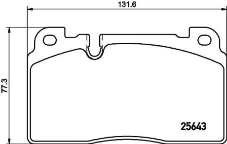 Фото автозапчасти дискові гальмівні колодки перед. Audi Q5 HELLA BEHR 8DB 355 020-241