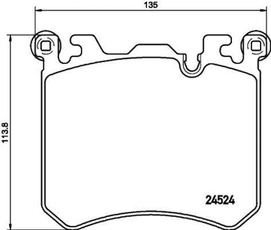 Фото автозапчасти дисковые тормозные колодки HELLA BEHR 8DB355020431