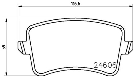 Фото автозапчасти volkswagen Колодки тормозные задние Audi A4/5,Q5 07- HELLA BEHR 8DB 355 025-381 (фото 1)