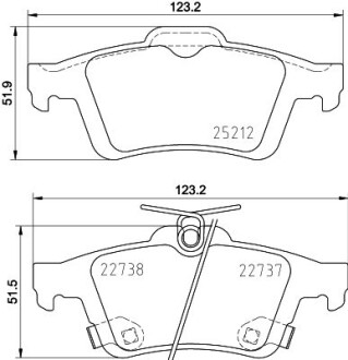 Фото автозапчасти klocki ham. tyі FO HELLA BEHR 8DB355037661