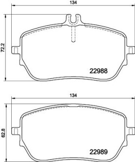 Фото автозапчасти klocki ham. prz. MB HELLA BEHR 8DB355037961