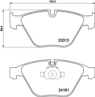 Фото автозапчасти klocki ham. prz. BMW HELLA BEHR 8DB355039241