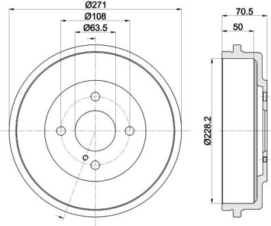 Фото автозапчастини автозапчасть HELLA BEHR 8DT355303191