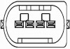 Фото автозапчастини расходомер воздуха (4 pin, модуль) BMW 3 (E90), 3 (E91), 3 (E92), 5 (E60), 5 (E61), 6 (E63), 6 (E64), X3 (E83), X5 (E70), X6 (E71, E72) 2.0D/3.0D 09.04-07.13 HELLA BEHR 8ET009 149-161 (фото 2)