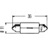 Фото автозапчастини лампа розжарювання HEAVY DUTY C5W 24V 5W SV 8,58 HELLA BEHR 8GM 002 092-241 (фото 4)