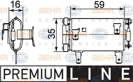 Фото автозапчасти резистор вентилятора DAF CF 65, CF 75, CF 85, XF 105, XF 95 CE136C-XE390C 01.01- HELLA BEHR 9ML 351 029-381