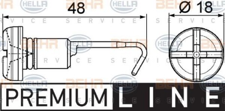 Фото автозапчасти болт слива жидкости из радиатора DAF, MAN, MB, RENAULT PREMIUM/KERAX 300/340/MAGNUM M10 HELLA BEHR 9NS 376 747-011