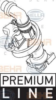 Фото автозапчастини клапан обогревателя MERCEDES ACTROS MP2/MP3 OM541.920-OM542.964 10.02- HELLA BEHR 9XL351 029-021