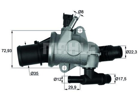 Фото автозапчасти термостат HELLA BEHR TI15288