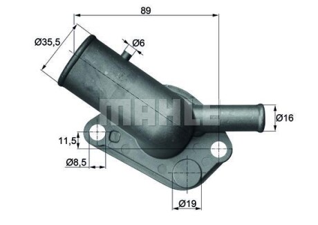 Фото автозапчастини термостат HELLA BEHR TI6487D