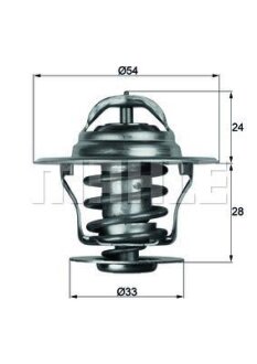 Фото автозапчасти термостат HELLA BEHR TX1179D