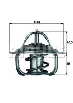 Фото автозапчасти термостат HELLA BEHR TX192D