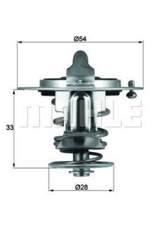 Фото автозапчасти термостат HELLA BEHR TX7282