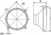 Фото автозапчастини универсальные фары левая/правая (H4/T4W) HELLA BEHR 1A3996 162-021 (фото 2)