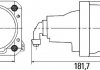 Противотуманная фара левый/правый (H7) MERCEDES UNIMOG 03.00- HELLA BEHR 1AL009 998-041 (фото 3)