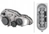 Фара левый (галогенная, H7/H7/PY21W/W5W, электрическая, с моторчиком, цвет указателя поворота: белый) MERCEDES C-KLASA SPORTCOUPE CL203 03.01-04.04 HELLA BEHR 1DR007 984-091 (фото 3)
