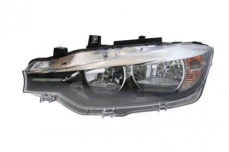 Налобный фонарь правый (галогенный, H7/H7/PY21W, электрический, с моторчиком) BMW 3 F30, F31, F80 10.11-05.15 HELLA BEHR 1EG012 101-921