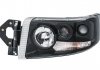 Фара левая (H1/H3/H7, электрический с мотором; с галогеновой противотуманкой, цвет вкладыша черный, цвет индикатора прозрачный) Renault PREMIUM 2 10.05-  1EL 011 899-471