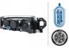 Фара левая (H1/H3/H7, электрический с мотором; с галогеновой противотуманкой, цвет вкладыша черный, цвет индикатора прозрачный) Renault PREMIUM 2 10.05- HELLA BEHR 1EL 011 899-471 (фото 2)