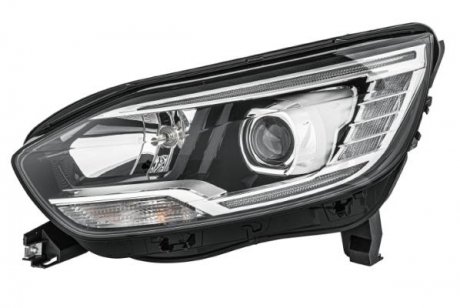 Фото автозапчастини фара ліва (2*H7/LED, електр, з моторчиком) RENAULT GRAND SCENIC IV, SCENIC IV RENAULT 12.16- HELLA BEHR 1EL012 293-411