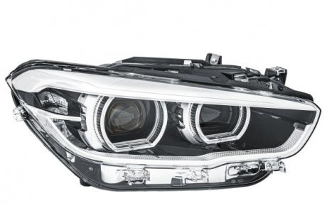 Фара правая (LED, с моторчиком, LED, вставить цвет: черный, цвет поворота: прозрачный) BMW 1 (F20), 1 (F21) HELLA BEHR 1EX 011 929-421