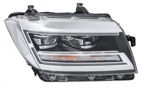 Налобный фонарь правый (LED, H21W/LED, электрический, с моторчиком) Volkswagen CRAFTER II 03.17- HELLA BEHR 1EX012 830-101