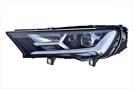 Фото автозапчастини фара лівий (LED/PWY24W, з двигуном, з лампочкою) AUDI Q7 II 06.19- HELLA BEHR 1EX354 881-011