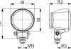 Фото автозапчасти рабочий фонарь (H3/галоген, 12/24 В, количество светодиодов: 1, В: 113 мм, Ш: 83 мм, Г: 76 мм) HELLA BEHR 1G0 996 176-001 (фото 3)