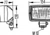 Ліхтар габаритний робочий прямокутний H3 12/24V 154x94x77mm білий HELLA BEHR 1GA 006 876-001 (фото 3)