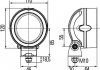Фото автозапчастини світильник робочий (LED, 12/24V, 13W, 850lm, кількість світлодіодів: 4, довжина: 2000 мм, висота: 120 мм, ширина: 110 мм, глибина: 20 мм) HELLA BEHR 1GM 996 136-361 (фото 2)