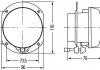 Фото автозапчастини ліхтар універсальний HELLA BEHR 1N0 009 295-057 (фото 2)