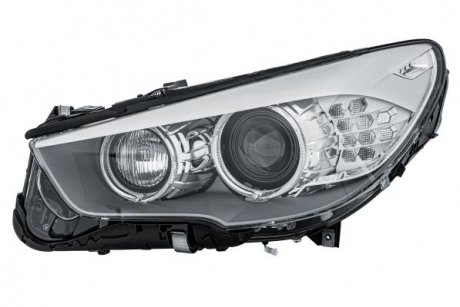 Фара левая (D1S/H7/LED, электрический, с моторчиком, биксенон, с рассеянным светом) BMW 5 GRAN TURISMO (F07) 09.08- HELLA BEHR 1ZS 010 130-611