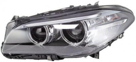 Фара левая (D1S/H7/LED, электрический, с моторчиком, версия USA) BMW 5 (F10), 5 (F11) 07.13- HELLA BEHR 1ZS011 087-951