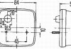 Фото автозапчастини вказівник повороту CASE IH 1000/400/500/600, DEUTZ FAHR D, FENDT 200/300/400 передій лівий/правий HELLA BEHR 2BE 003 014-251 (фото 2)