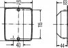 Фото автозапчасти фонарь стоп-сигнал 112x134mm красный левый/правый HELLA BEHR 2DA 003 236-331 (фото 2)