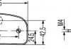 Лампа номерного знака (C5W, 12V, колір: чорний, колір скла: прозорий) HELLA BEHR 2KA 001 386-281 (фото 2)