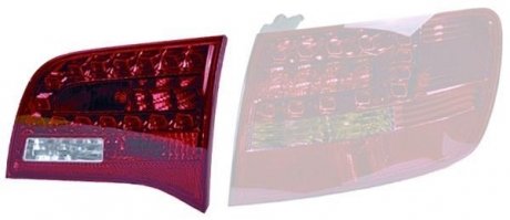 Задний фонарь левая (внутренняя часть, W16W/W21W, цвет стекла красный, свет противотуманных фар, свет заднего хода) Универсал HELLA BEHR 2NE354 542-031