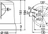 Фонарь габаритный предупредительный с маяком оранжевый (галоген) 24V HELLA BEHR 2RL 008 061-111 (фото 2)
