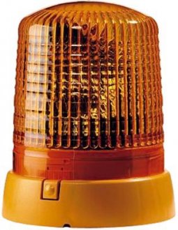Ліхтар габаритний попереджувальний з маяком помаранчевий (галоген) 24V HELLA BEHR 2RL 008 061-111 (фото 1)