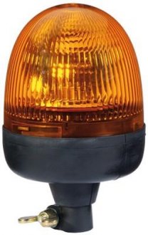 Фонарь габаритный предупредительный с оранжевым маяком 12/24V H-167mm HELLA BEHR 2RL 009 506-001