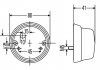 Фото автозапчасти фонарь габаритный задний 12/24V красный левый/правый HELLA BEHR 2SA 001 259-751 (фото 2)
