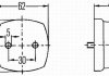 Фото автозапчасти фонарь габаритный позиционный 12/24V C5W 62x62x40mm красный зад. левый/правый HELLA BEHR 2SA003 057-021 (фото 2)