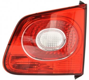 Ліхтар задній права (внутрішня частина, W5W, колір скла білий/червоний) Volkswagen TIGUAN I 09.07-04.11 HELLA BEHR 2SA 009 692-101 (фото 1)