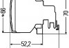 Фонарь задний левая/правая (P21/5W, 24В, красный, со стоп-сигналом, габаритным огнем) HELLA BEHR 2SB 009 001-157 (фото 2)