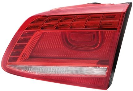 Ліхтар задній лівий (внутрішня частина, LED, колір скла білий/червоний, з протитуманним світлом) Volkswagen PASSAT B7 Kombi 08.10-12.14 HELLA BEHR 2SB 010 747-051 (фото 1)