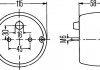 Фото автозапчасти фонарь задний круглый d115mm 12V левый/правый HELLA BEHR 2SD 001 679-001 (фото 2)