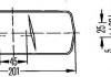 Ліхтар задній права (P21W/R10W, 12/24V, з покажчиком повороту, зі стоп-сигналом, габаритним світлом) MERCEDES O 309, T2/L, T1 (601), T1 (B602), T1/TN, 60, 70, 700, 800 01.68-02.96 HELLA BEHR 2SD 001 680-281 (фото 2)