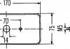 Фонарь задний левый (P21W/R10W, 12/24В, с указателем поворота, со стоп-сигналом, габаритным огнем, без отражателя, без лампочки) HELLA BEHR 2SD 002 582-017 (фото 2)