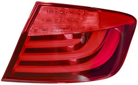 Задний фонарь левый (W16W/WY21W, цвет поворота белый, цвет стекла красный, версия USA) Volkswagen GOLF VI 10.08-11.13 HELLA BEHR 2SD009 922-151